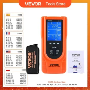 VEVOR EMF 5Hz - 3.5GHz Electromagnetic Field Radiation Detector
