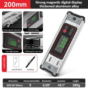 Digital Protractor Angle Finder Inclinometer Level