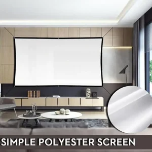 Foldable Anti-Crease Portable Projector Screen Outdoor Indoor